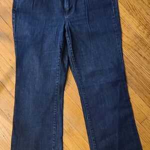 LOFT Womens  Denim Blue Jeans Pants Boot Cut Size 12P